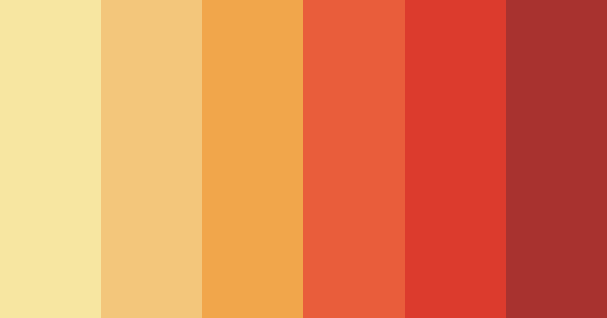 Download warm red color palette PNG image (landscape)