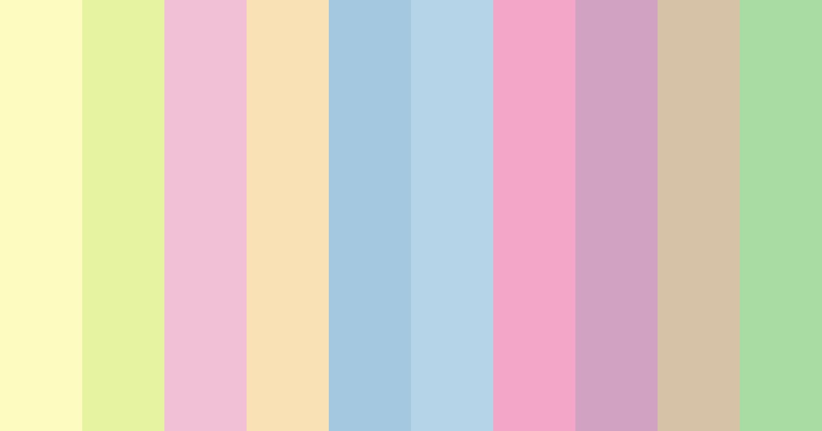 Download spring serenade color palette PNG image (landscape)