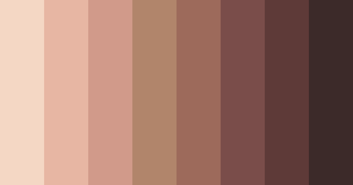 Download muted skin tones color palette PNG image (landscape)