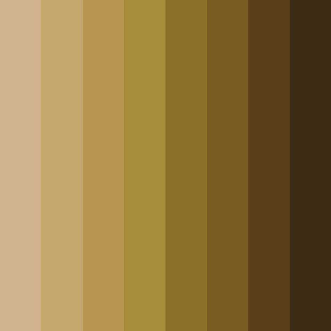Download muted brown shades color palette PNG image (square)