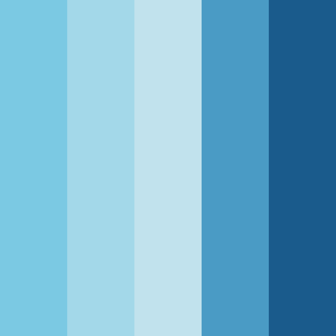 Download ocean breeze harmony color palette PNG image (square)