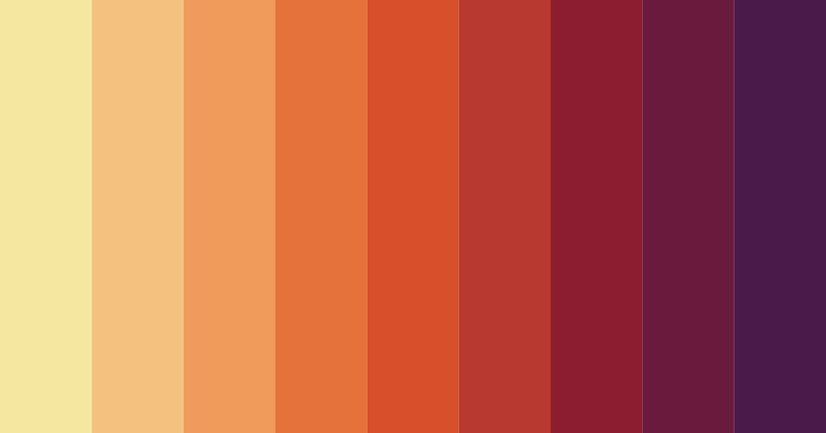 Download autumn's embrace color palette PNG image (landscape)