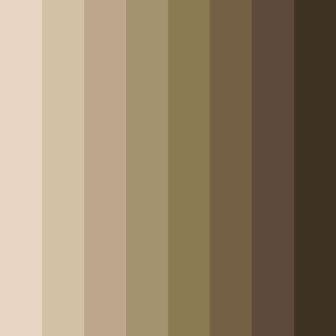 Download desert dusk color palette PNG image (square)