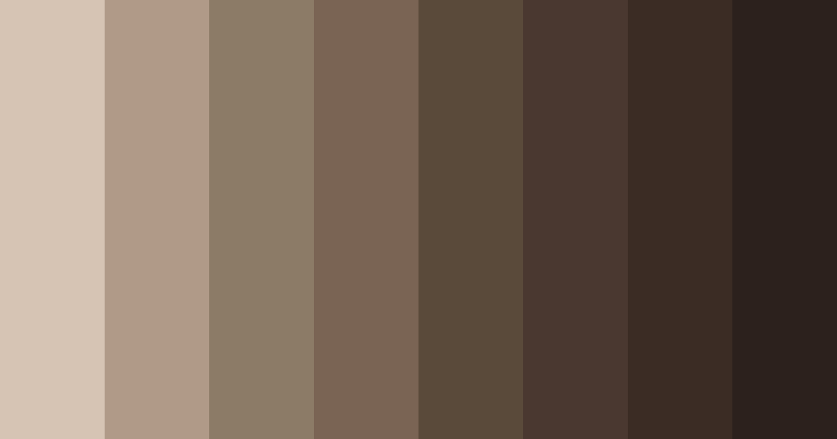 Download muted brown color palette PNG image (landscape)