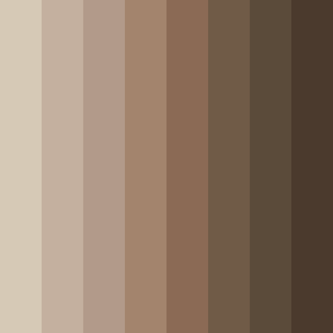 Download muted brown color palette PNG image (square)