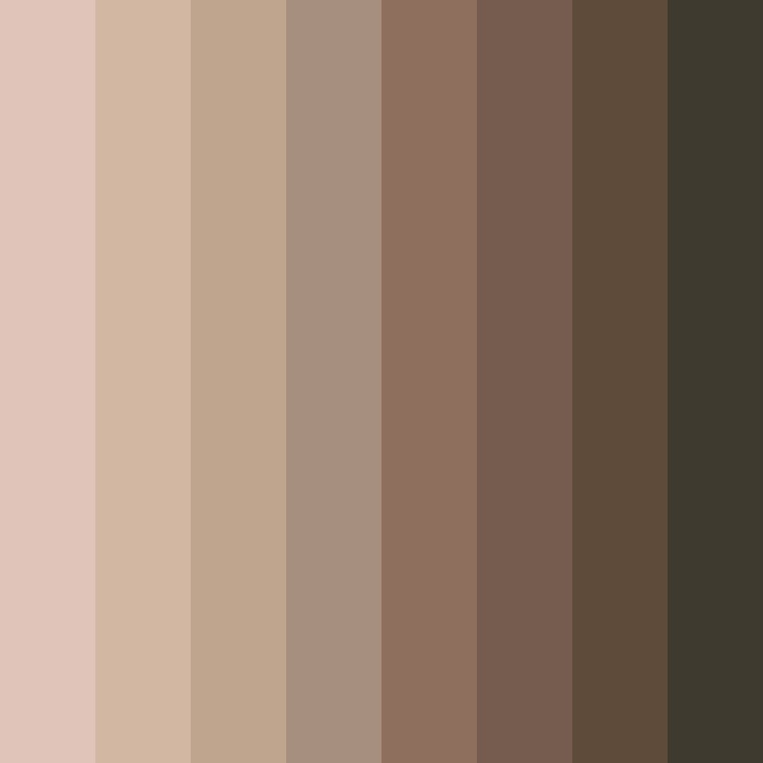 Download whispering earthtones color palette PNG image (square)