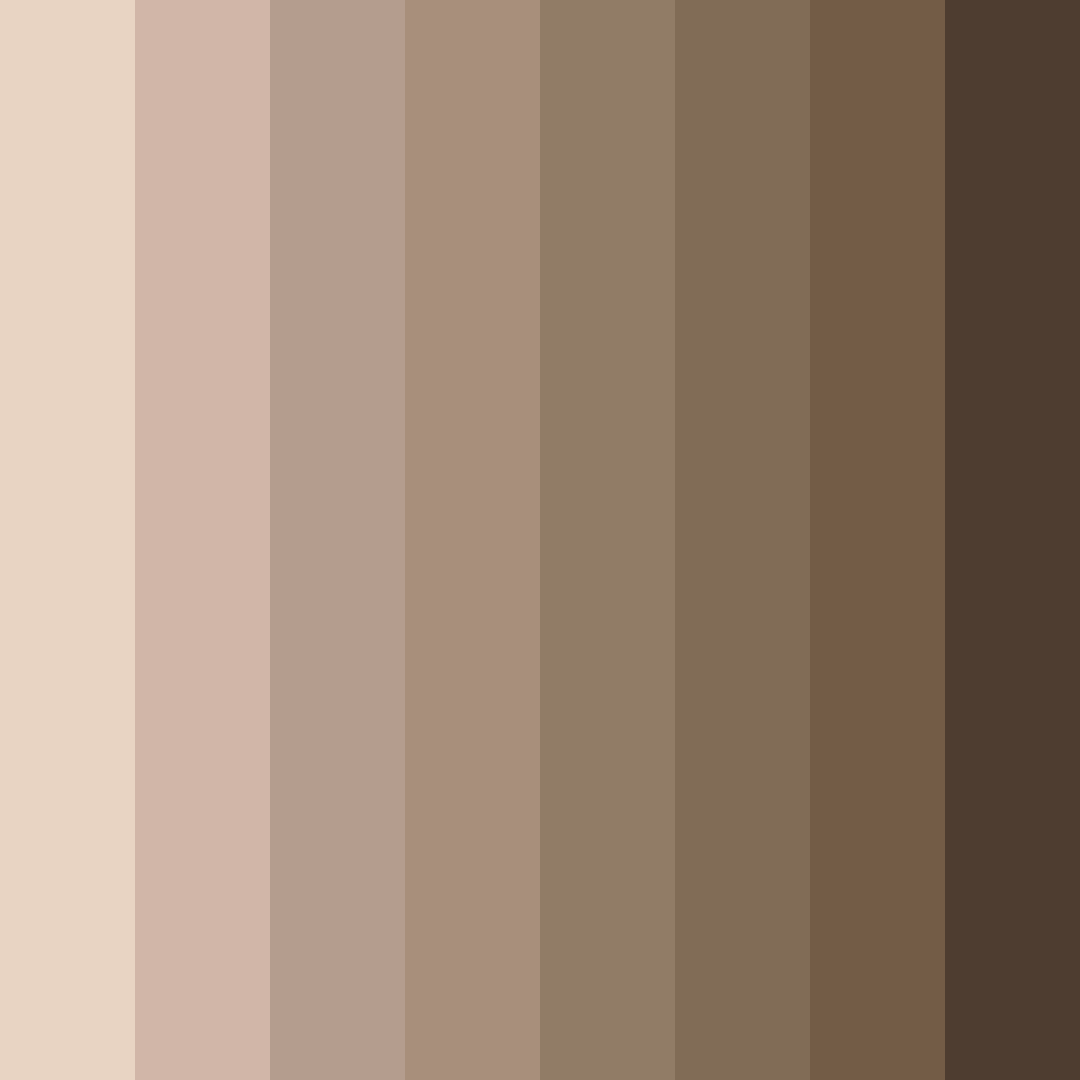Download earthy embrace color palette PNG image (square)