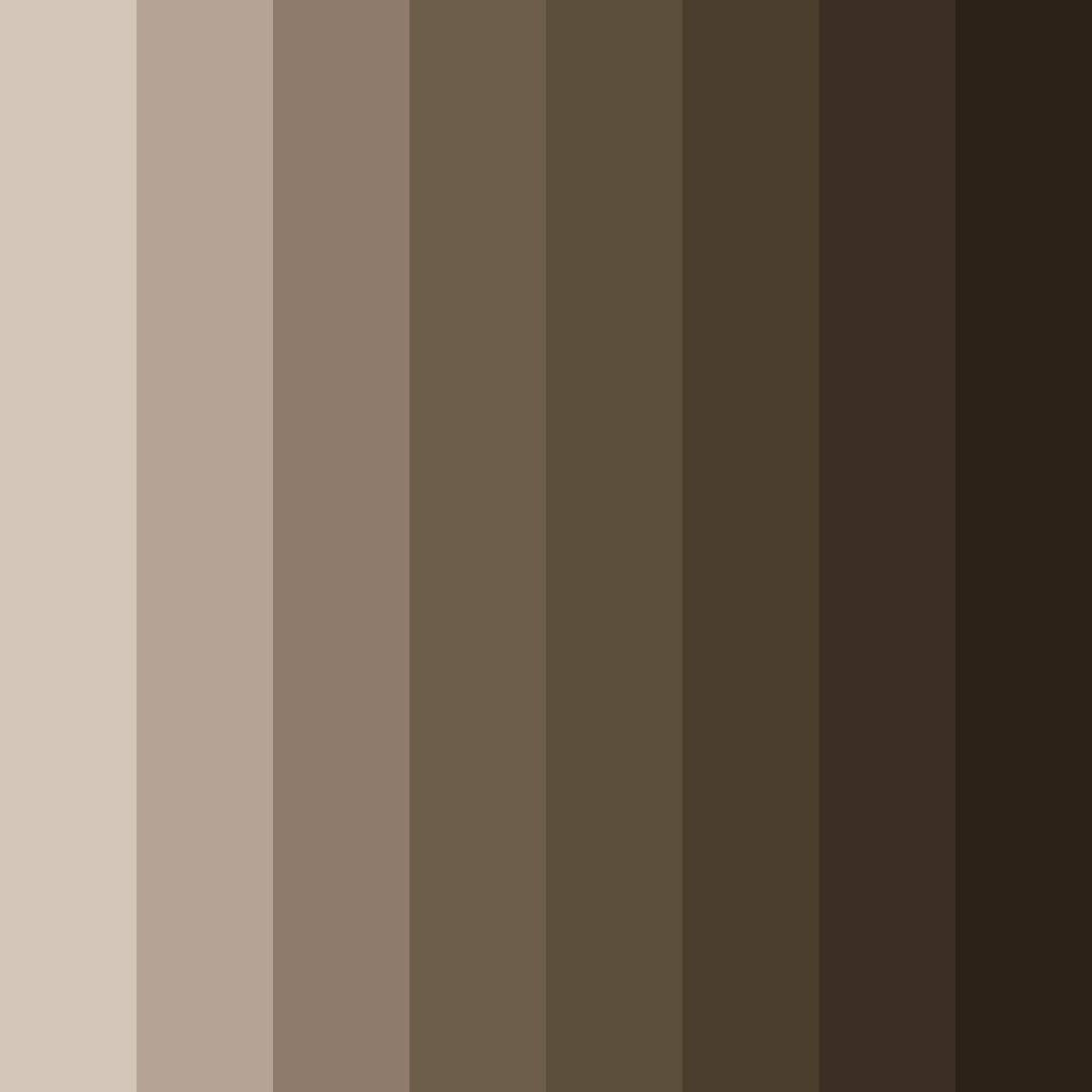 Download muted brown earthtones color palette PNG image (square)