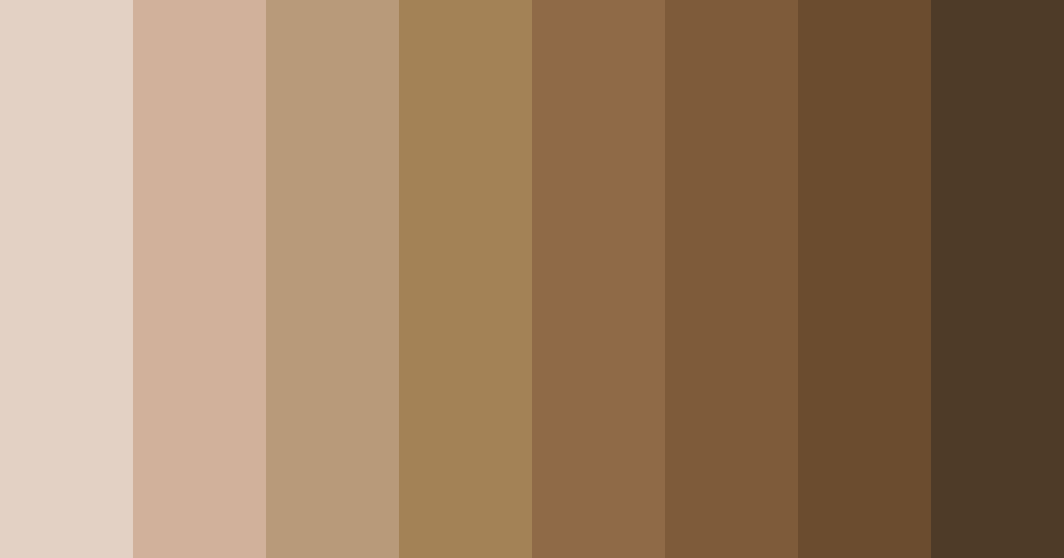 Download whispering earthtones color palette PNG image (landscape)