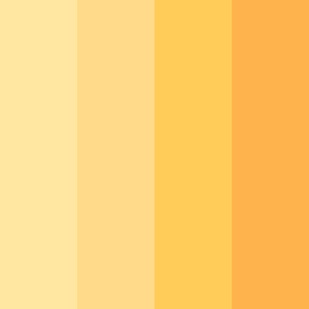 Download sunlit citrus dream color palette PNG image (square)