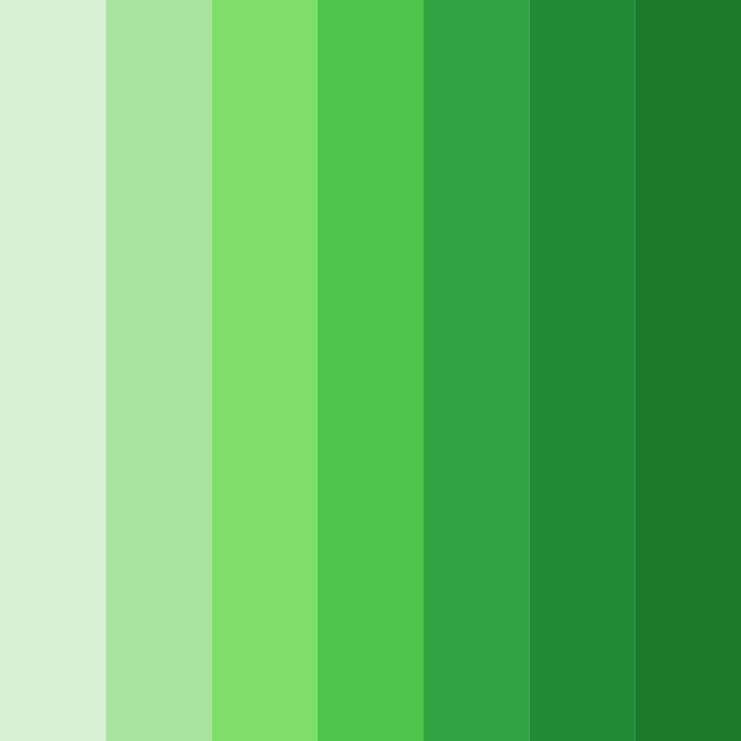 Download emerald embrace color palette PNG image (square)