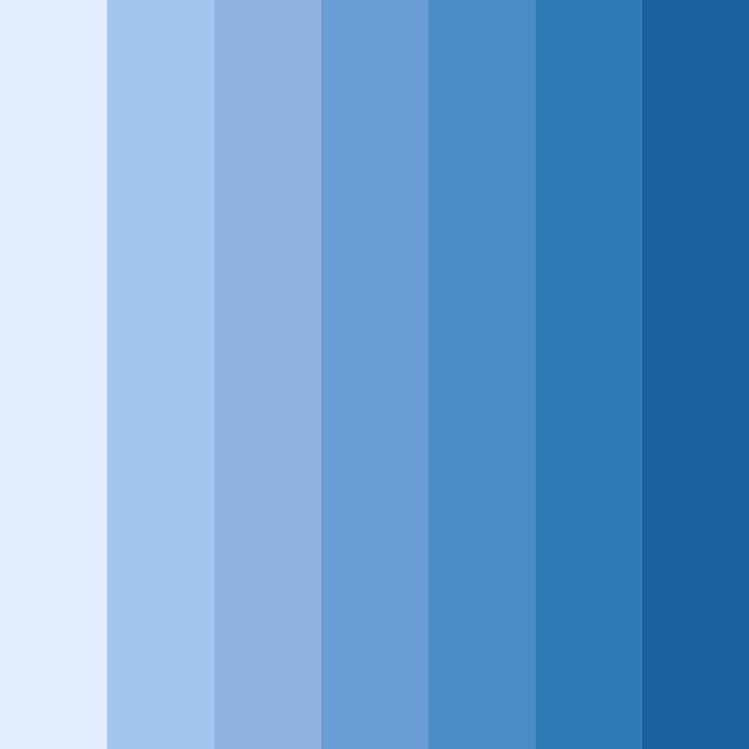Download serene skyfall color palette PNG image (square)