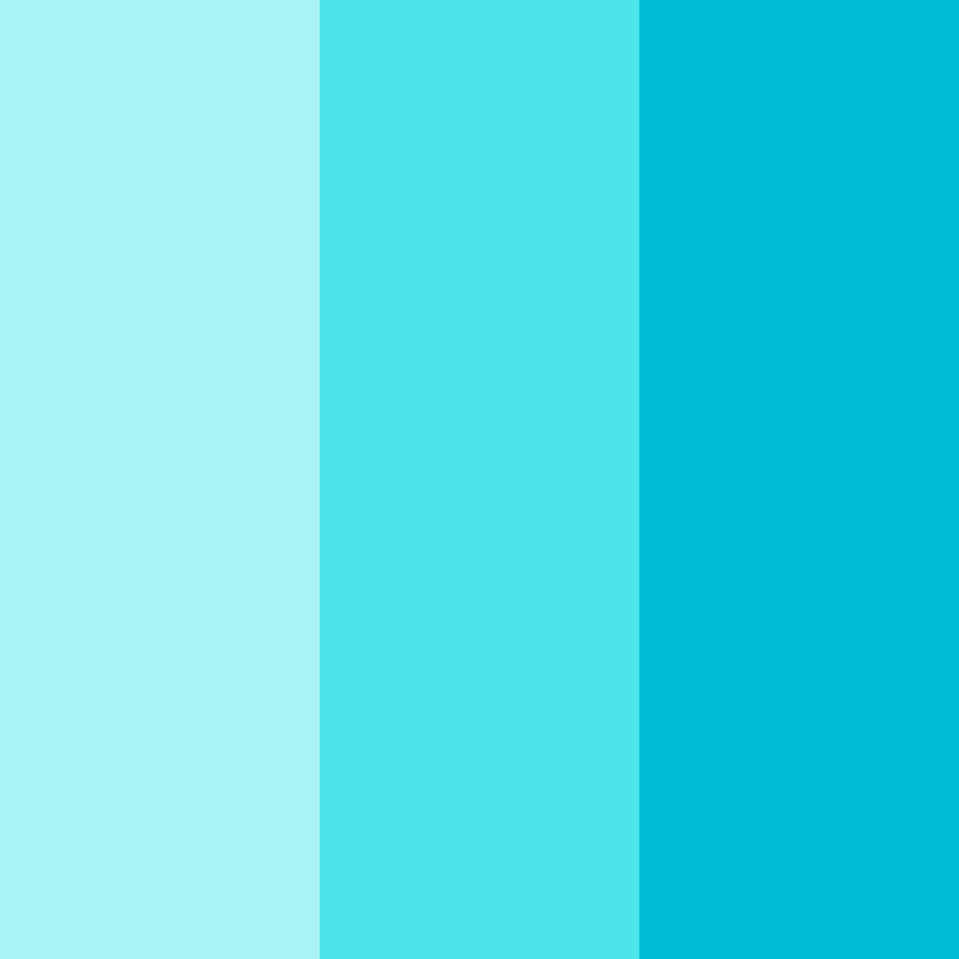 Download tropical breeze color palette PNG image (square)