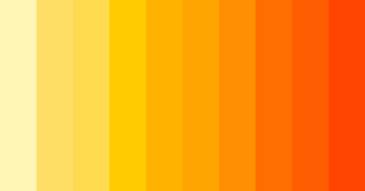 Download golden sunrise color palette PNG image (landscape)