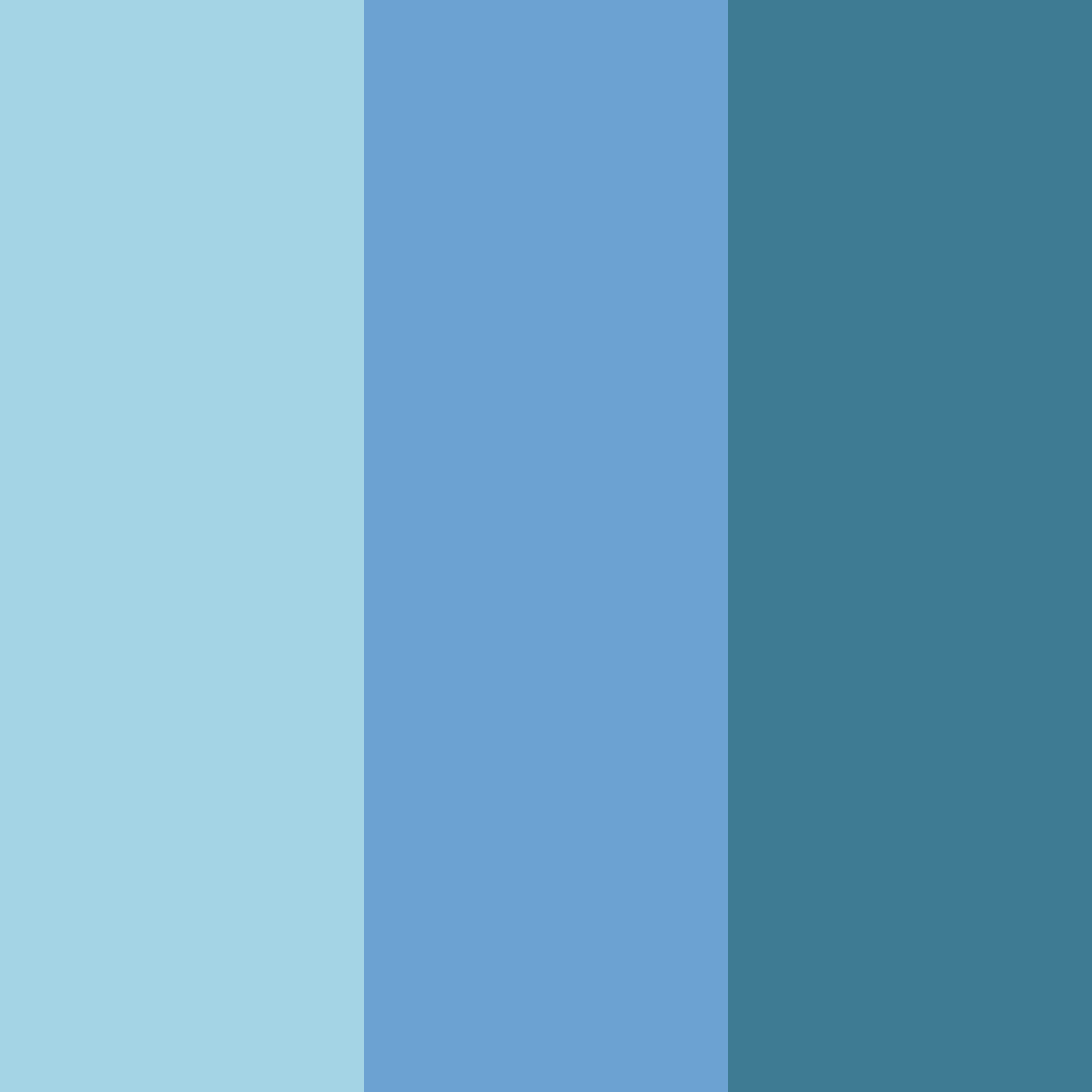 Download blue tranquility color palette PNG image (square)