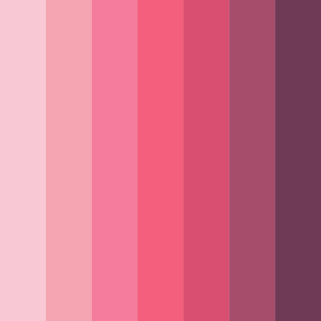 Download pink zara color palette PNG image (square)