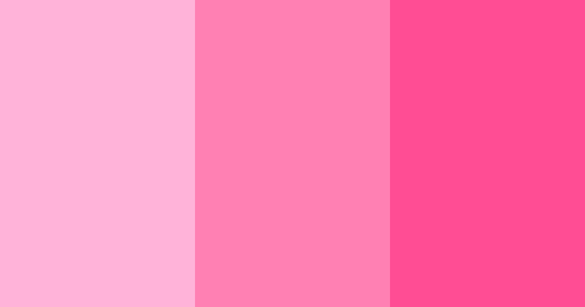 Download blushing blossoms color palette PNG image (landscape)