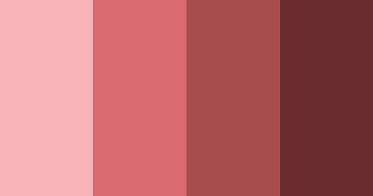 Download deep red color palette PNG image (landscape)