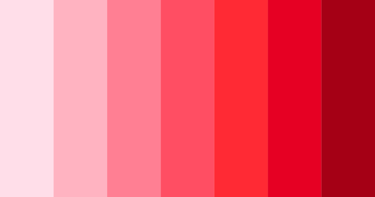 Download crimson blossom color palette PNG image (landscape)