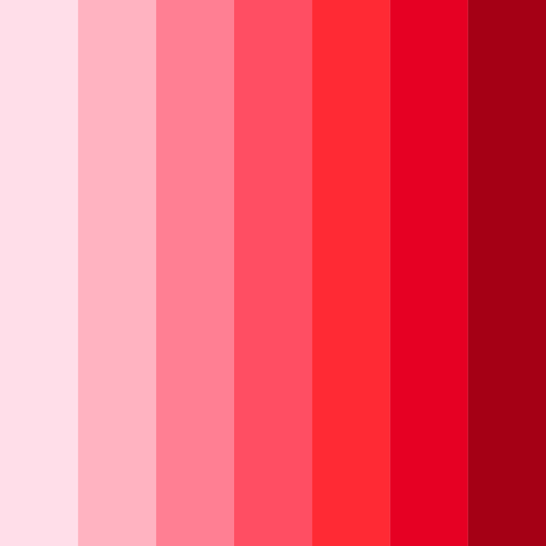 Download crimson blossom color palette PNG image (square)