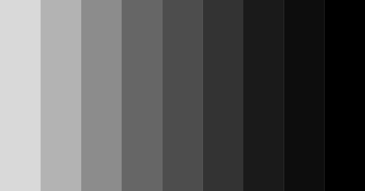 Download monochrome symphony color palette PNG image (landscape)