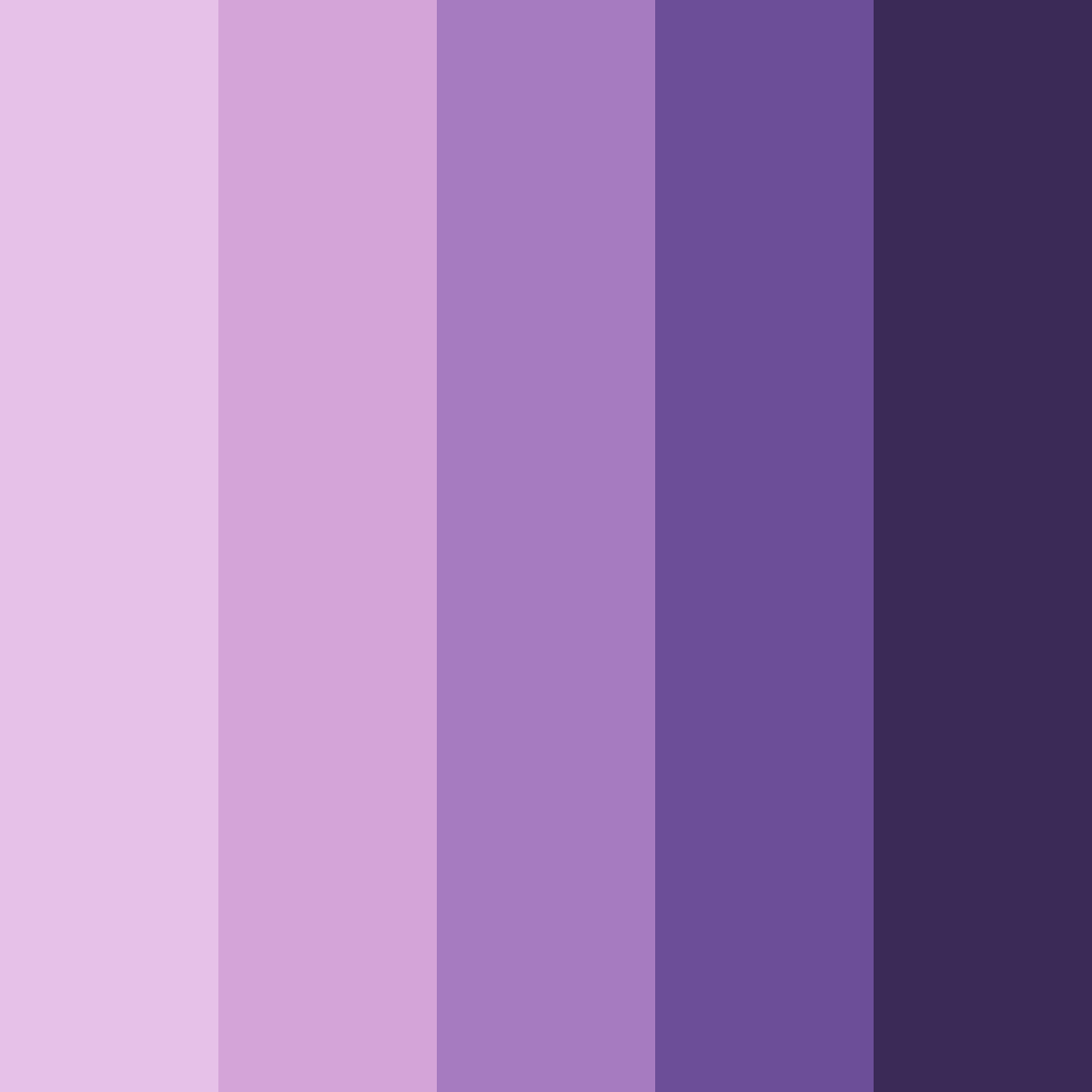 Download shades of purple color palette PNG image (square)