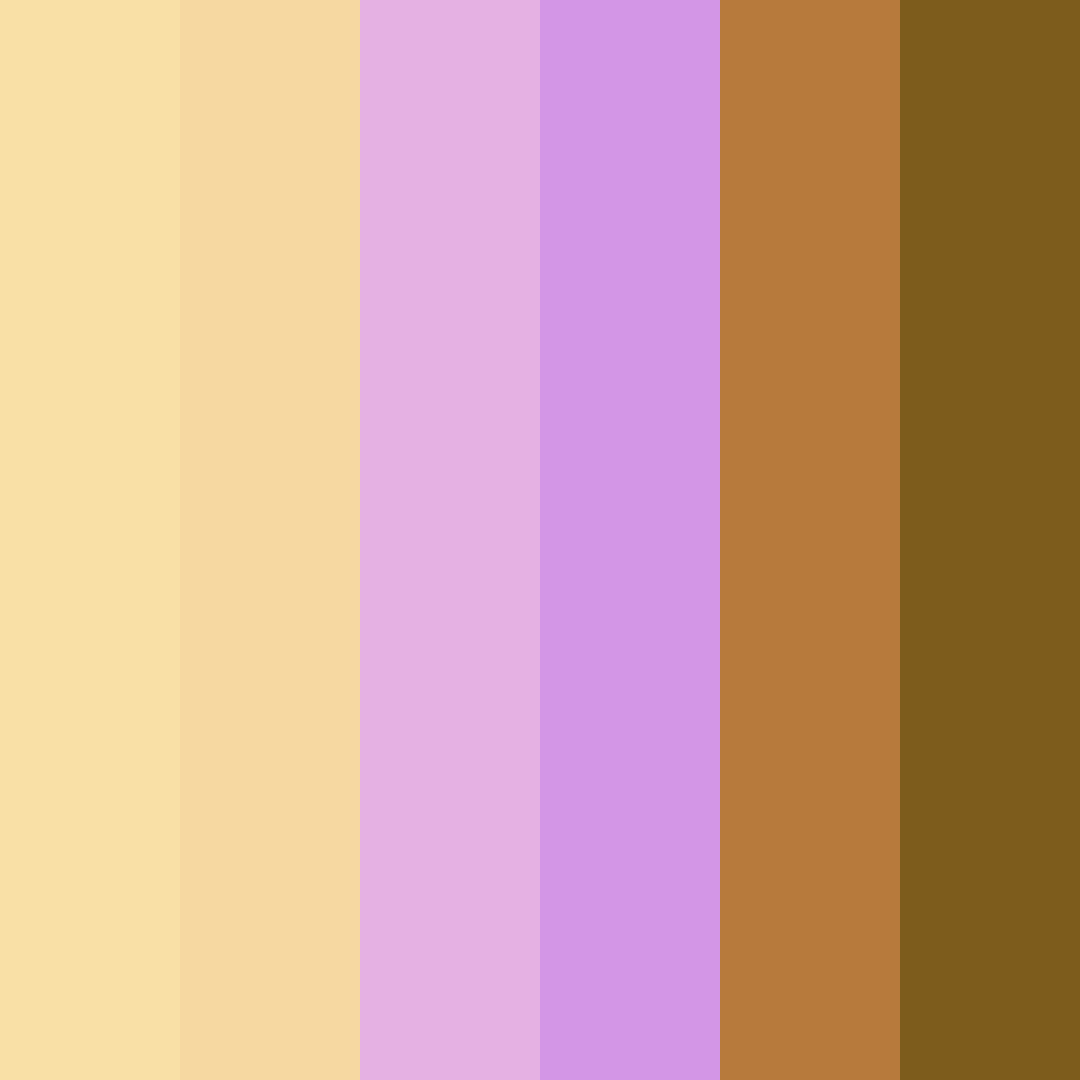 Download golden violet dream color palette PNG image (square)