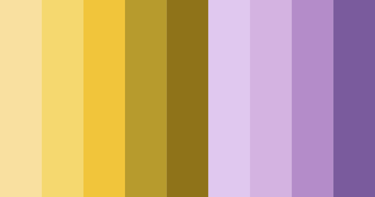 Download mustard and plum color palette PNG image (landscape)