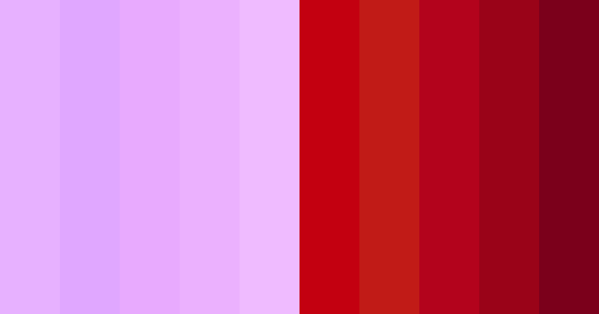 Download crimson dream color palette PNG image (landscape)