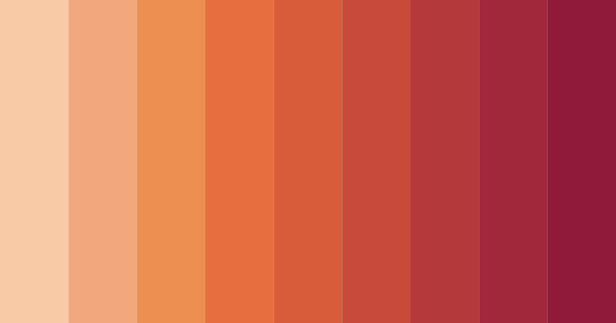 Download embers of dusk color palette PNG image (landscape)
