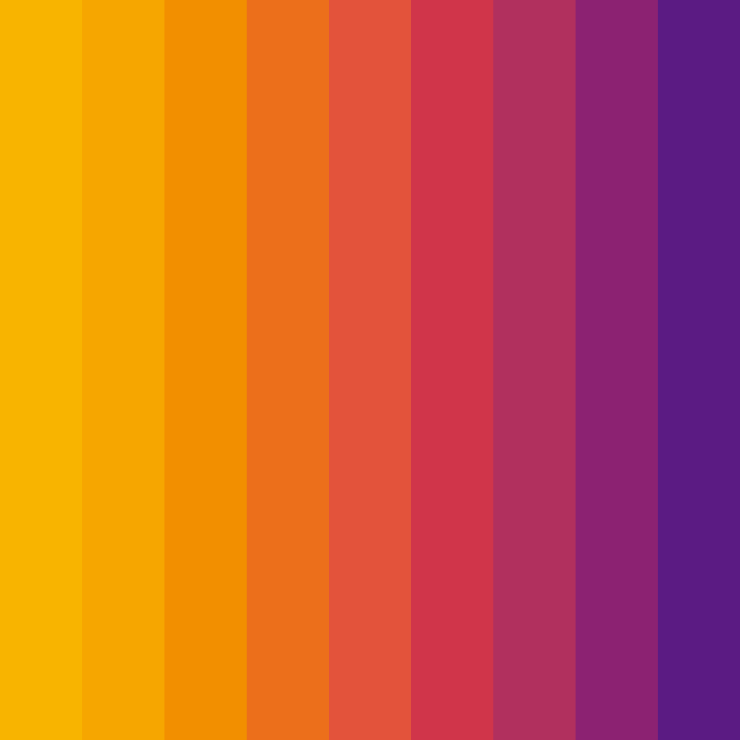 Download танец заката color palette PNG image (square)
