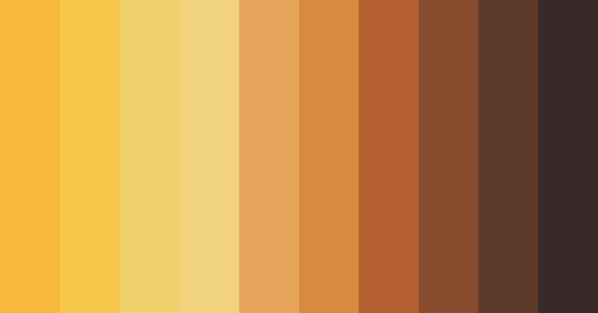 Download yellow sunset color palette PNG image (landscape)