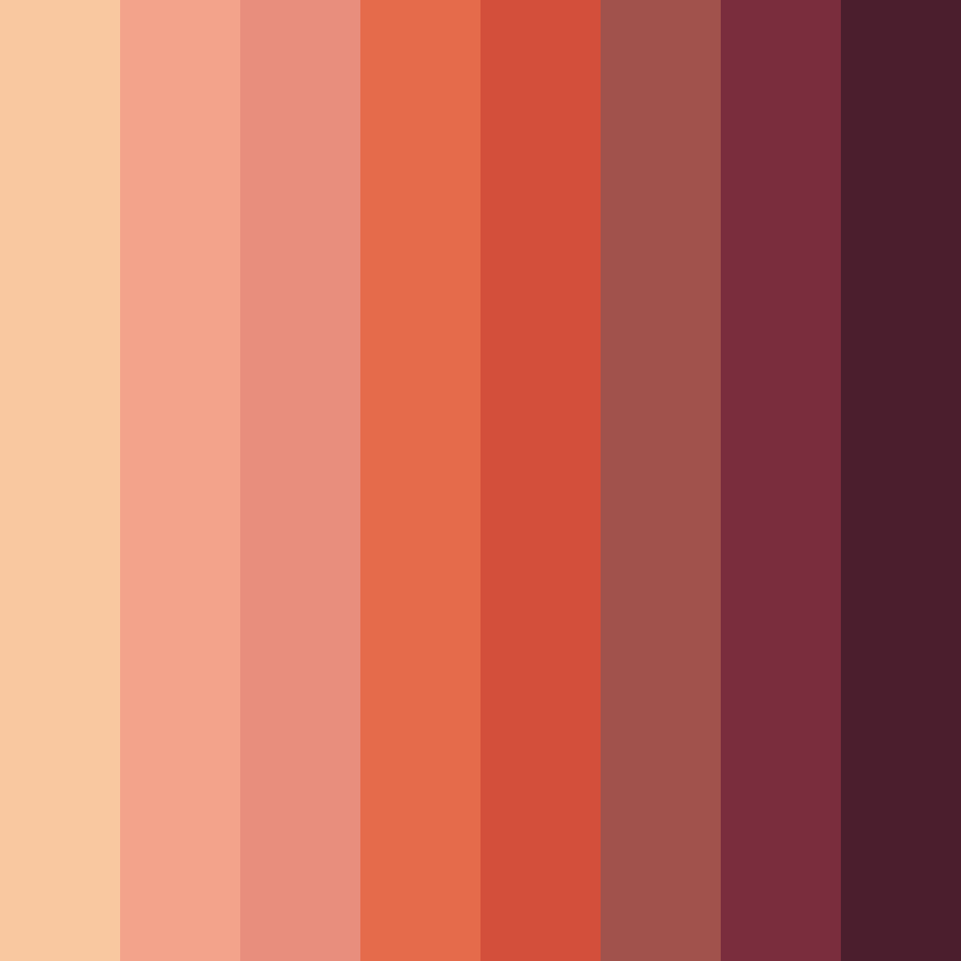 Download twilight ember color palette PNG image (square)