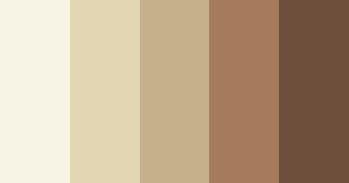 Download earthy elegance color palette PNG image (landscape)