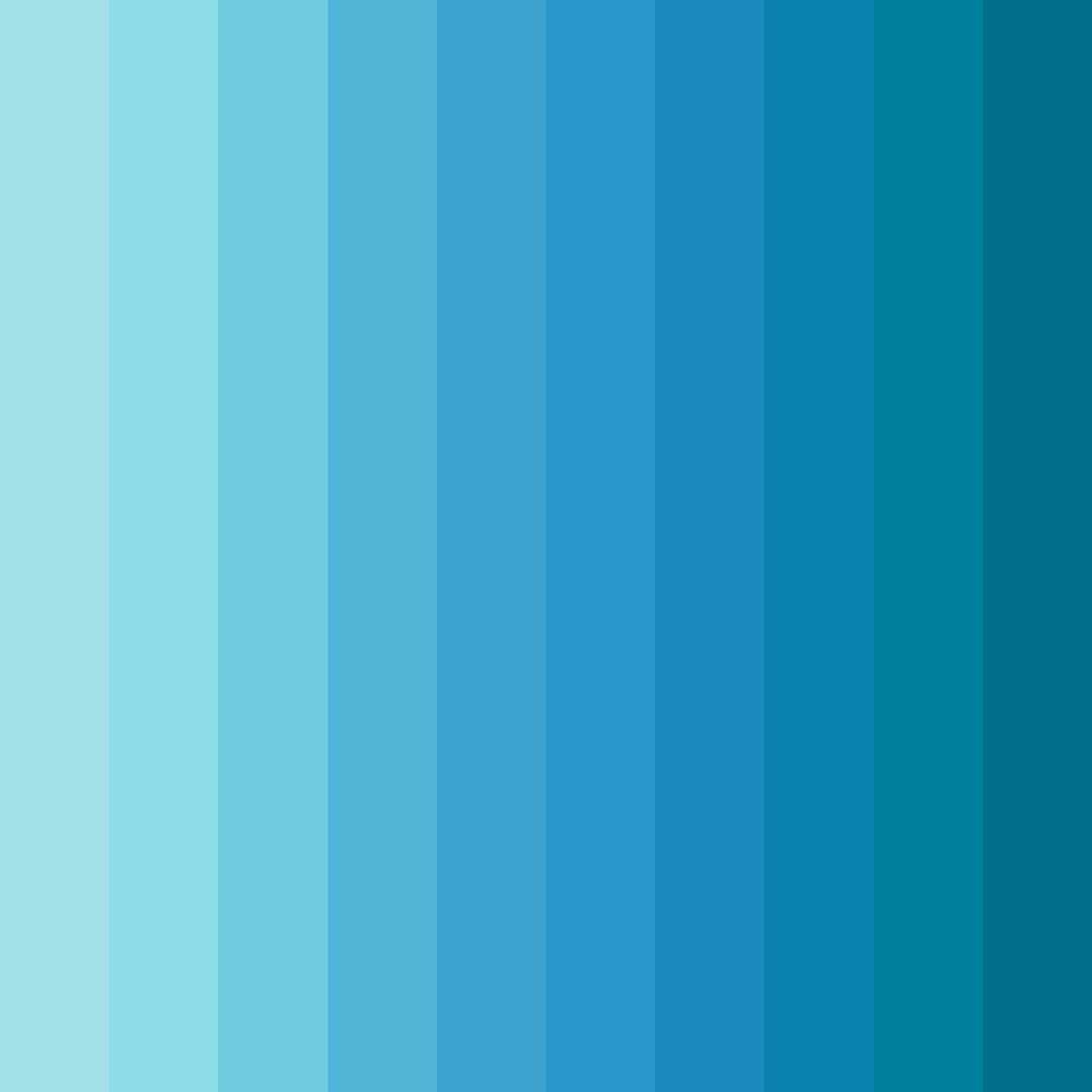 Download aqua dreams color palette PNG image (square)