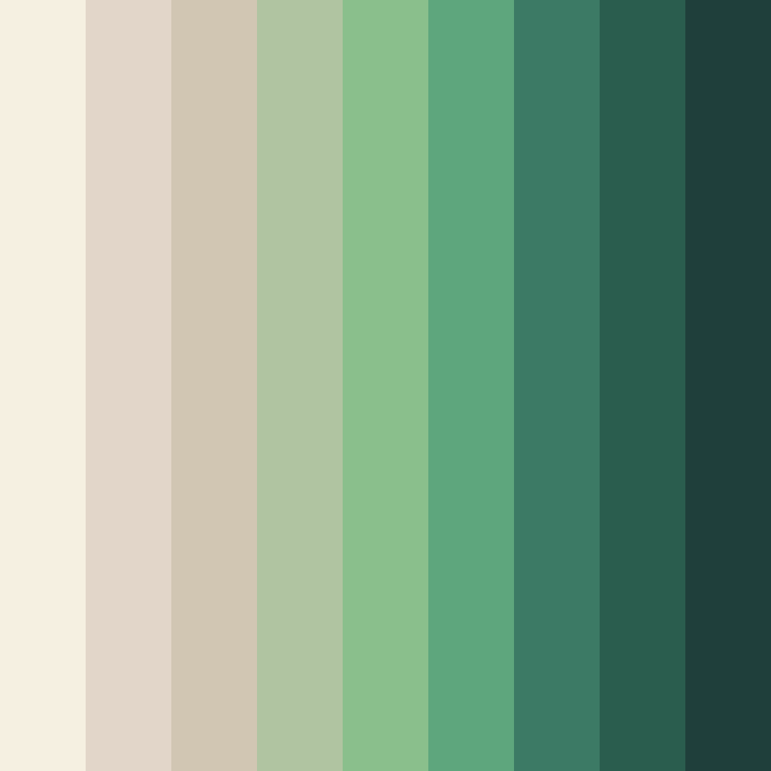 Download earthy serenity color palette PNG image (square)