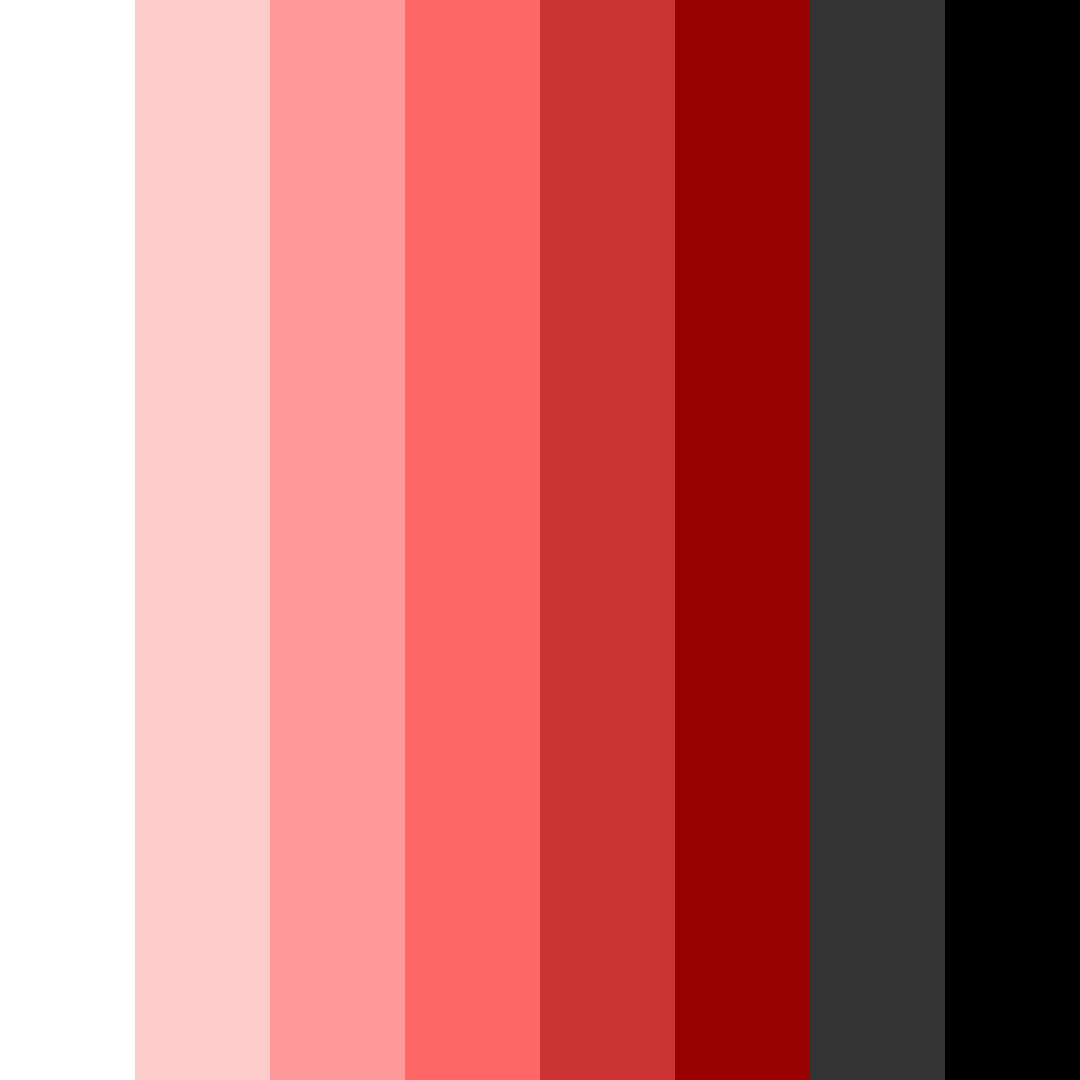 Download red and black elegance color palette PNG image (square)