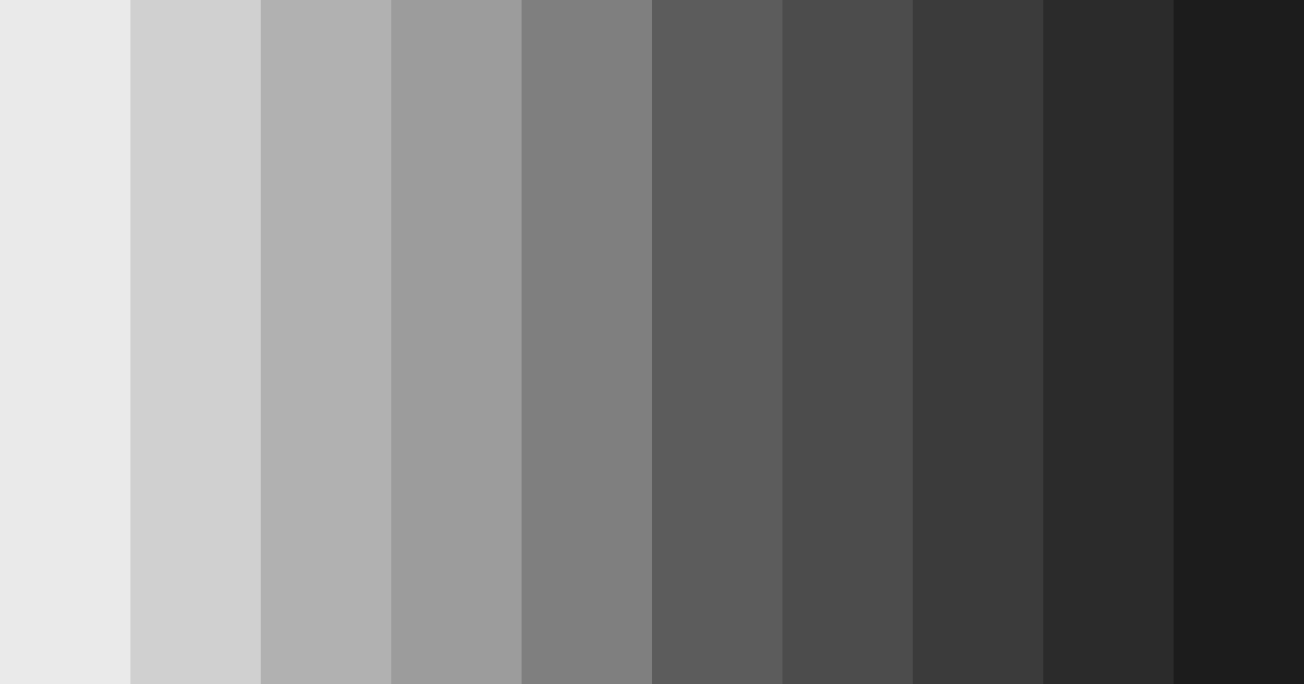 Download shades of silver color palette PNG image (landscape)