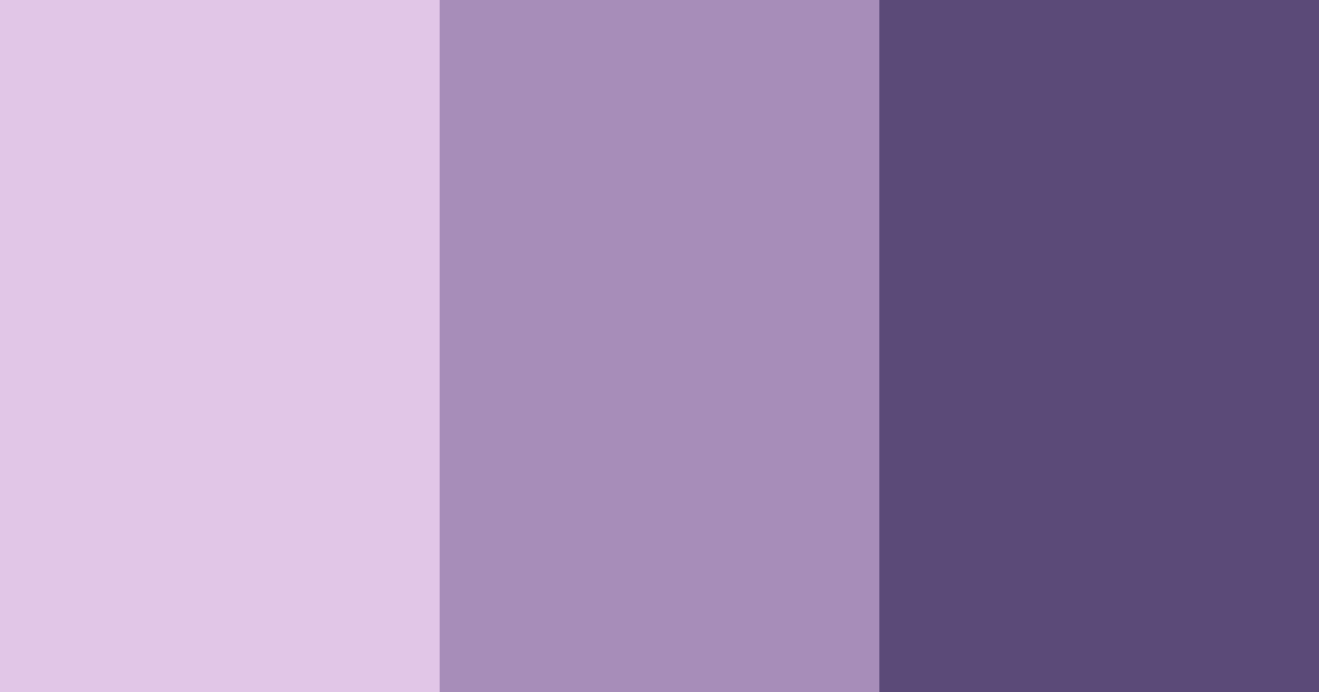 Download lavender contrast symphony color palette PNG image (landscape)