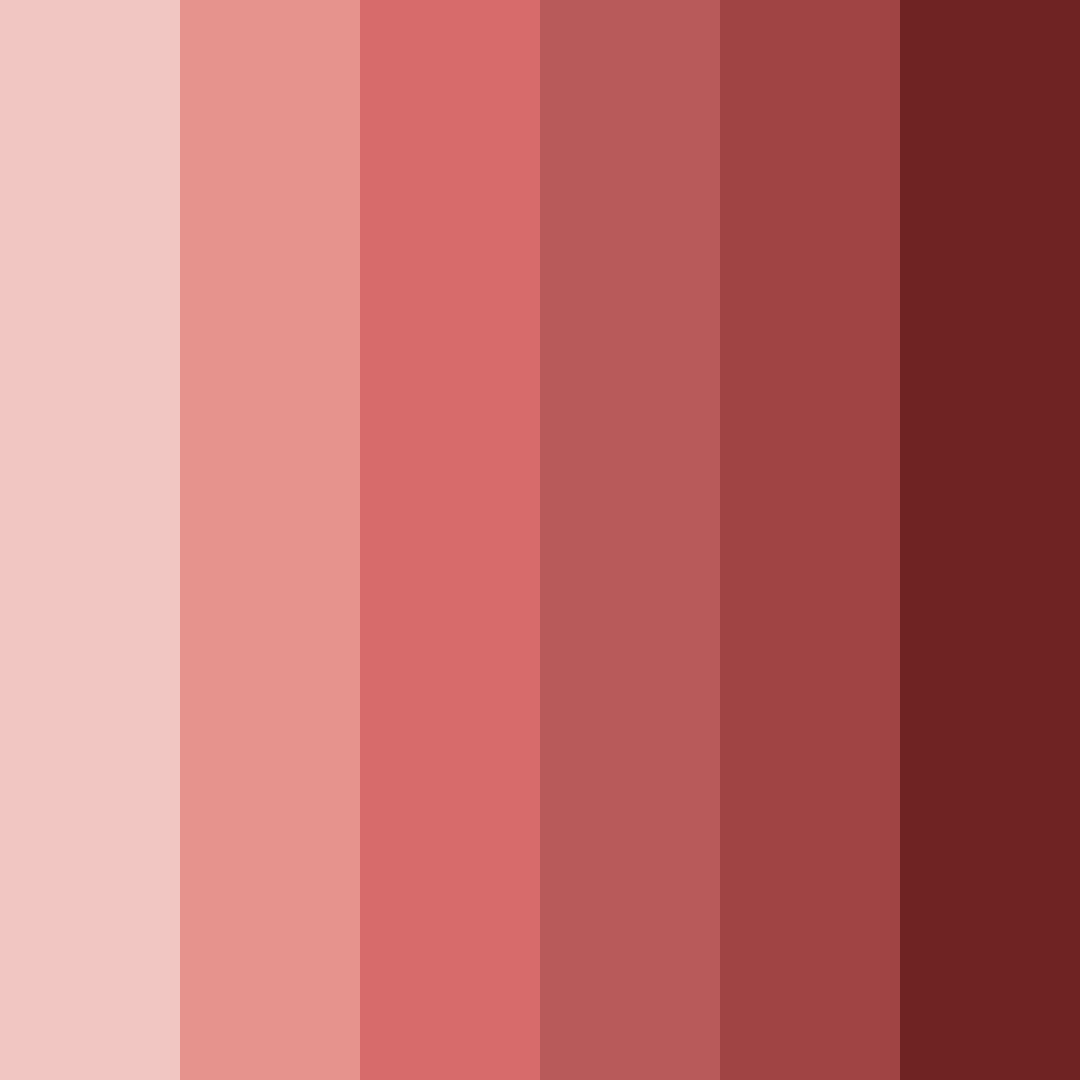 Download neutral red shades color palette PNG image (square)