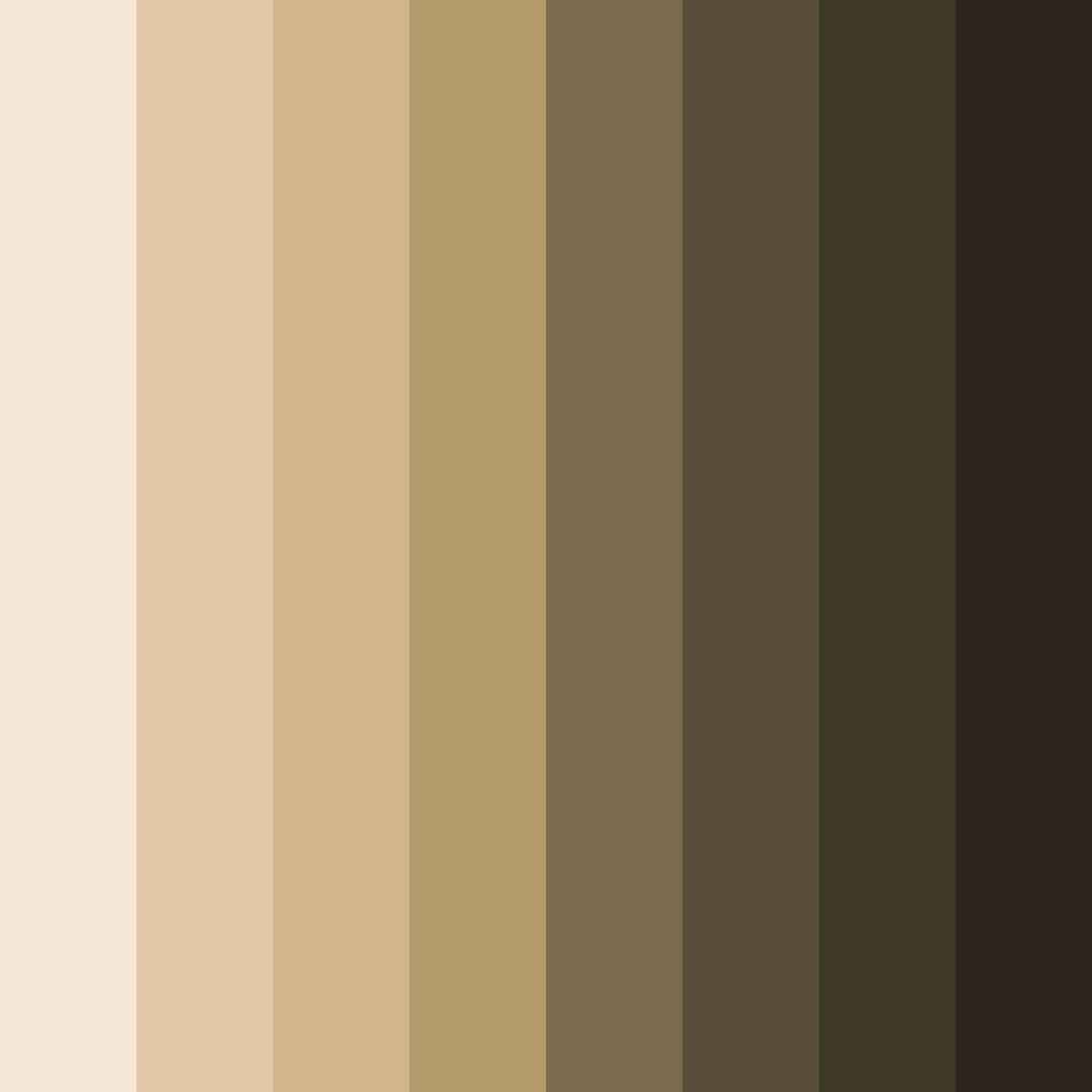 Download cream night shades color palette PNG image (square)