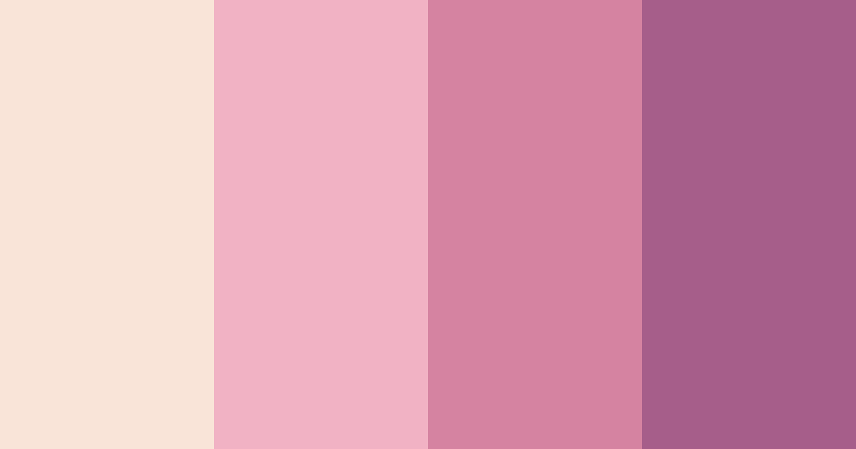 Download pink grandmother color palette PNG image (landscape)