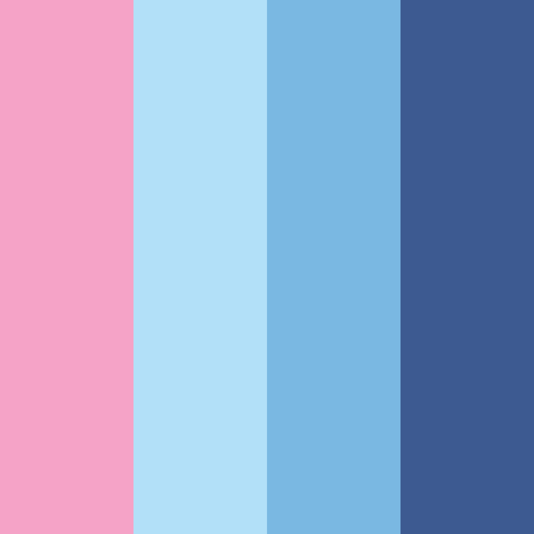 Download cotton candy sky color palette PNG image (square)