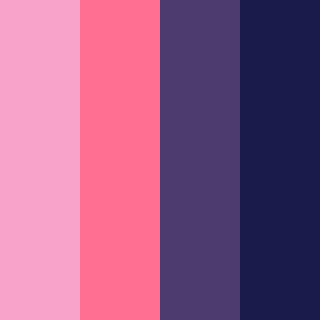 Download electric twilight color palette PNG image (square)