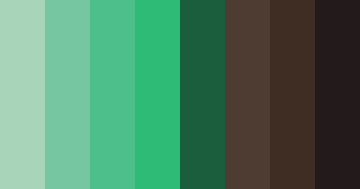 Download woodland whisper color palette PNG image (landscape)