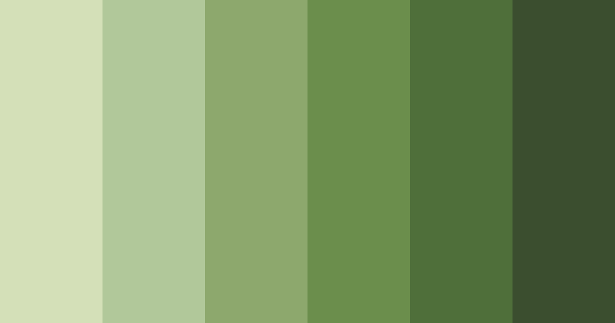Download mossy green and dark brown color palette PNG image (landscape)