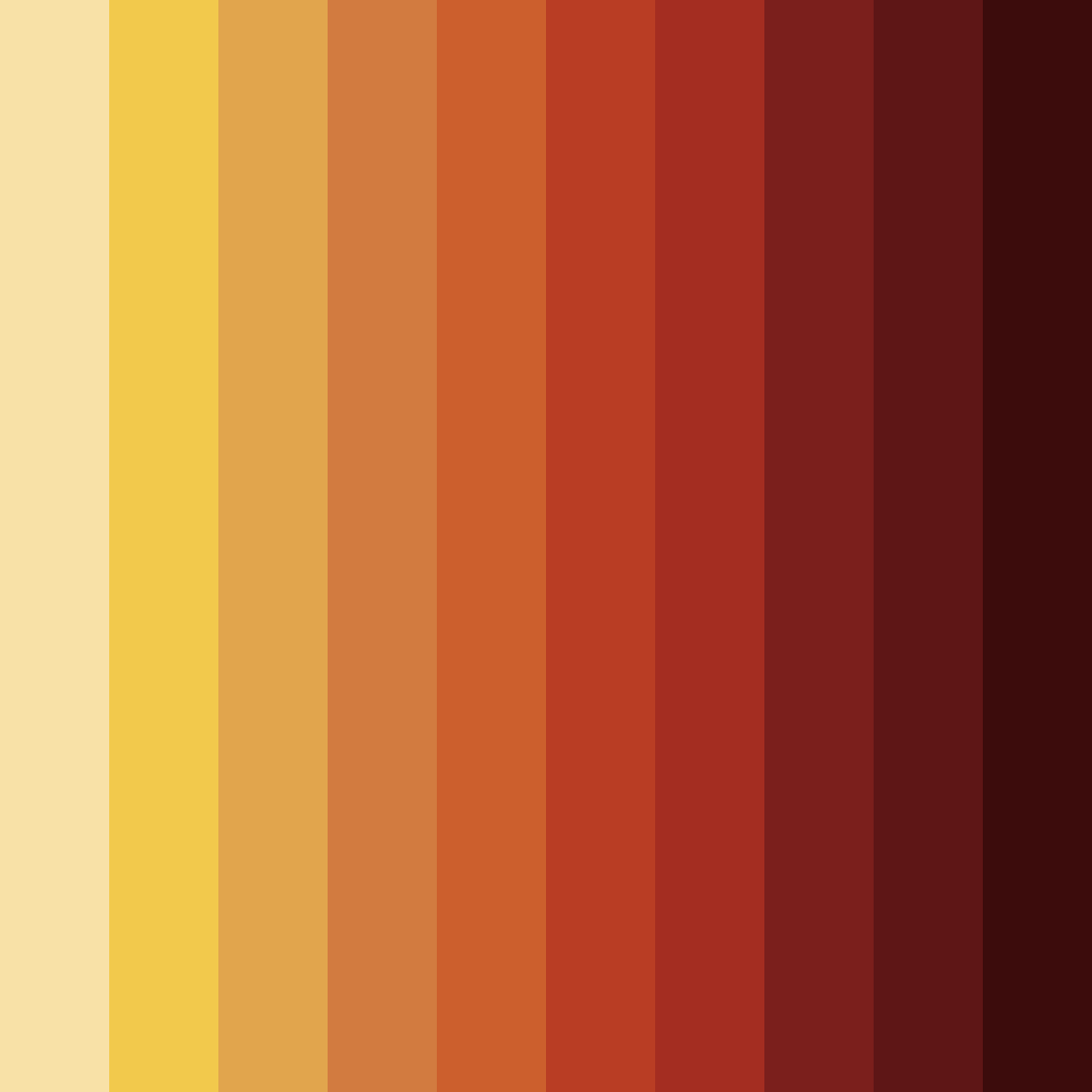 Download delicious red color palette PNG image (square)