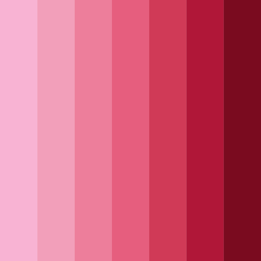 Download blushing rose garden color palette PNG image (square)