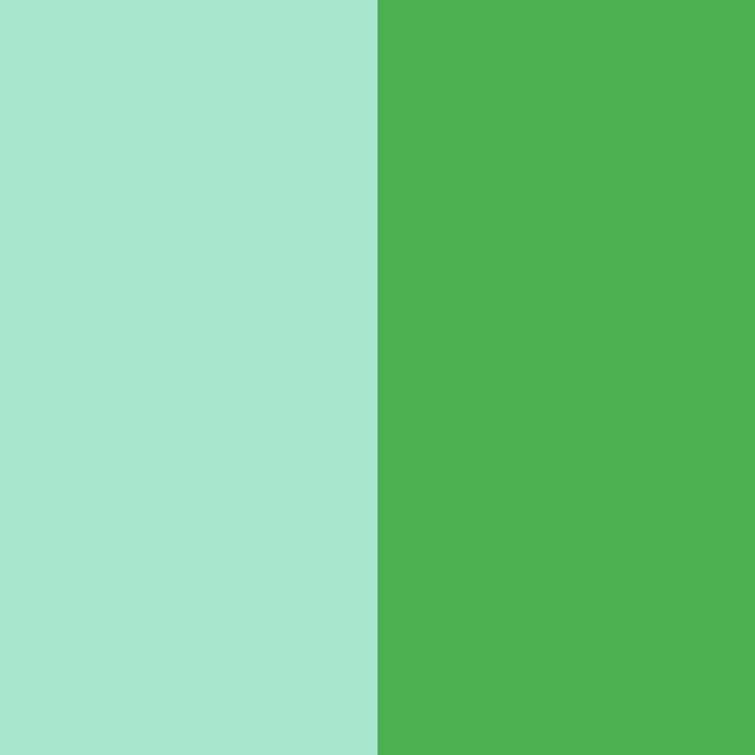 Download soft green color palette PNG image (square)