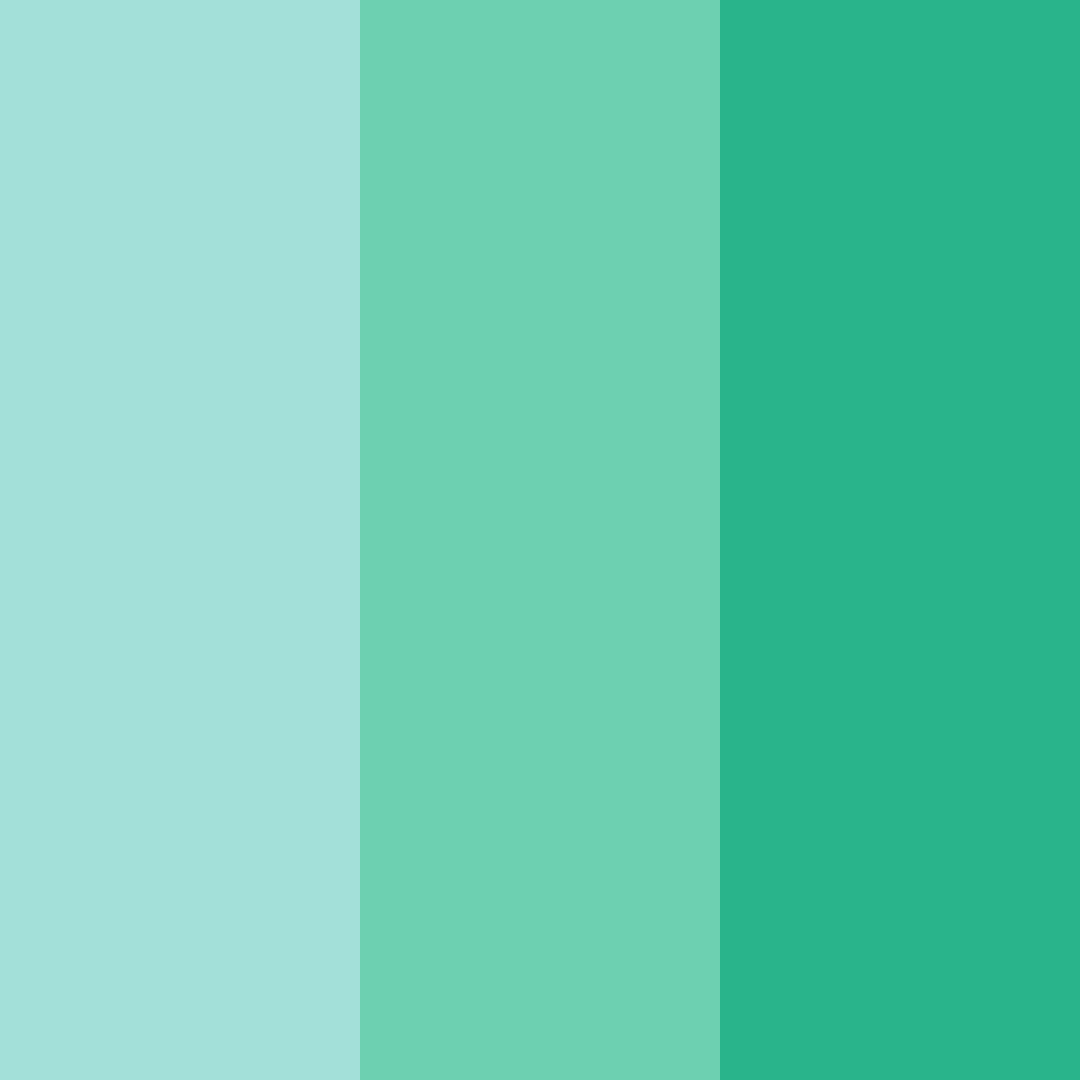 Download turquoise glow color palette PNG image (square)